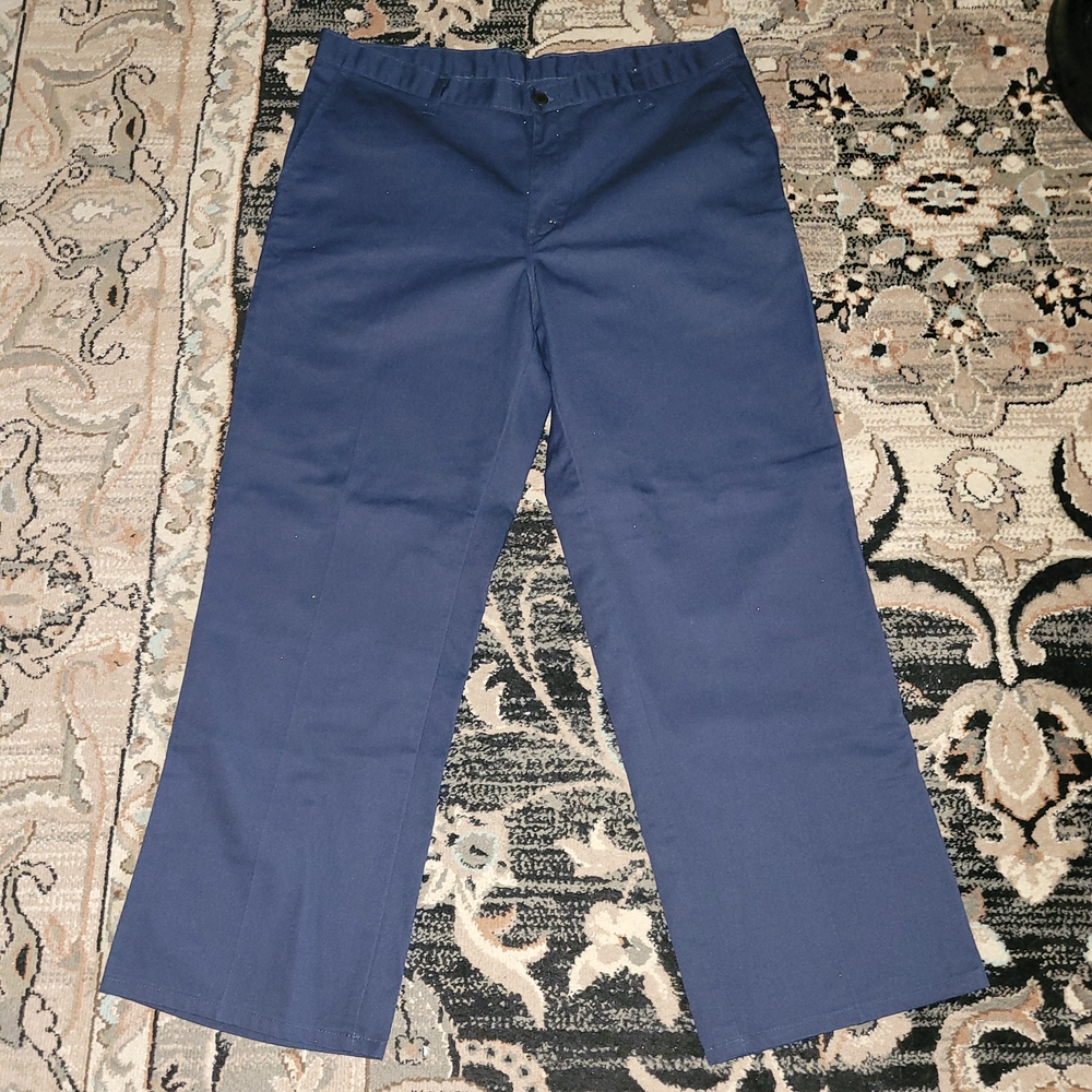 Men's 38x30 Navy Blue "Dickies" Flat Front Pants